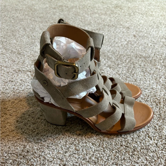 UGG Shoes - Ugg Macayla Leather Heeled Sandal.  Size 8.5